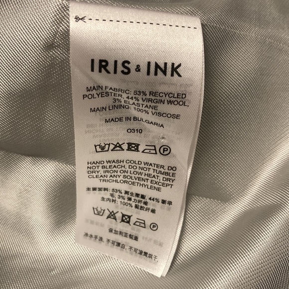 IRIS & INK grey blazer size 14 - Picture 8 of 15